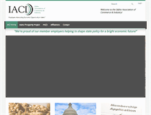 Tablet Screenshot of iaci.org